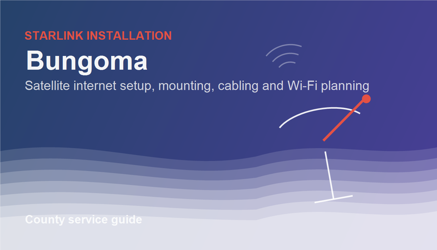 Starlink Installation in Bungoma service image