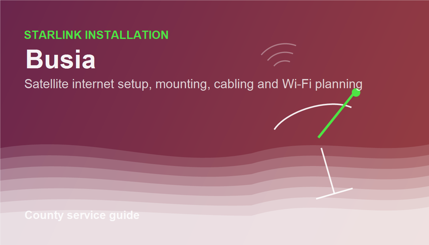Starlink Installation in Busia service image