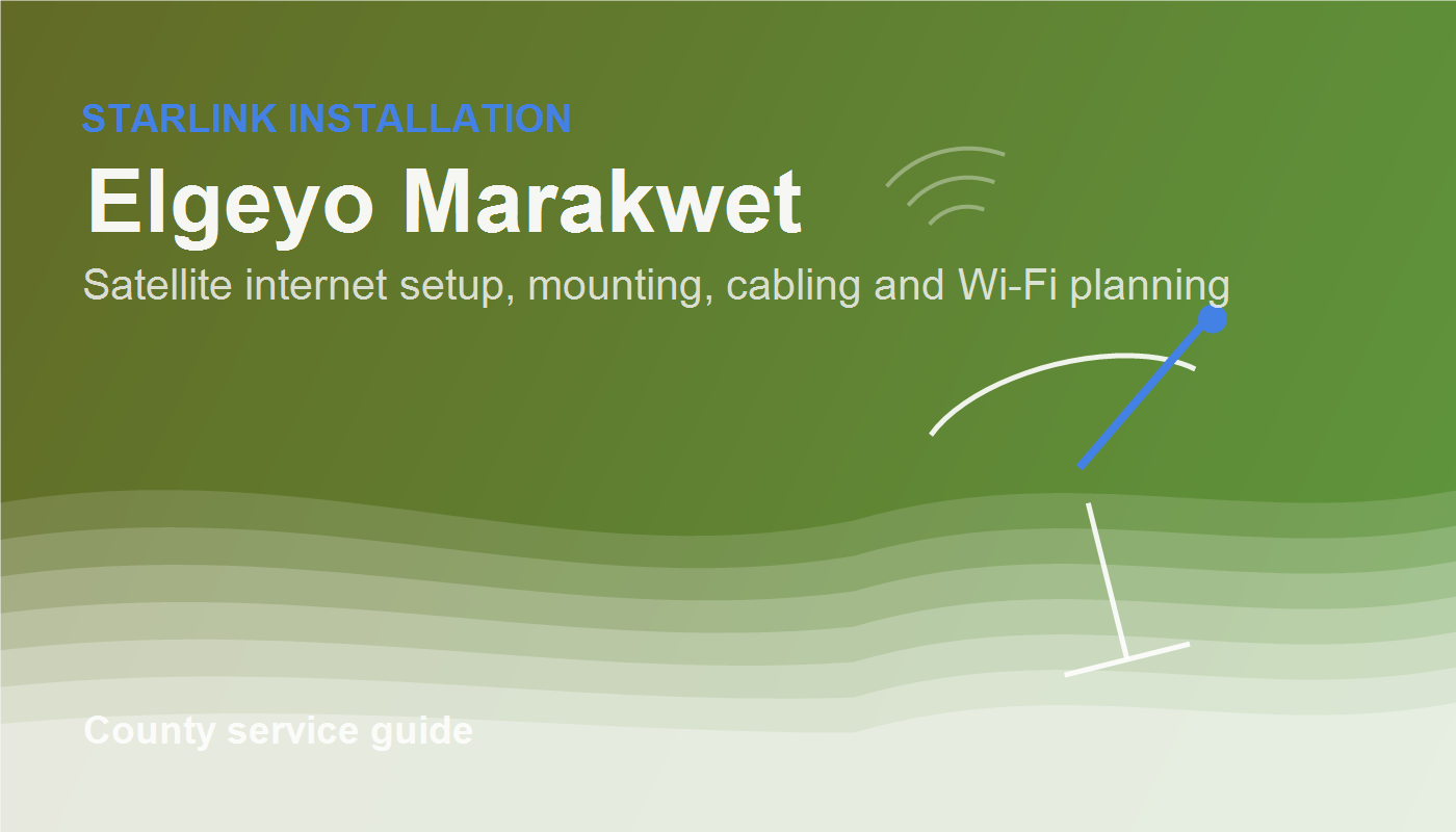 Starlink Installation in Elgeyo Marakwet service image