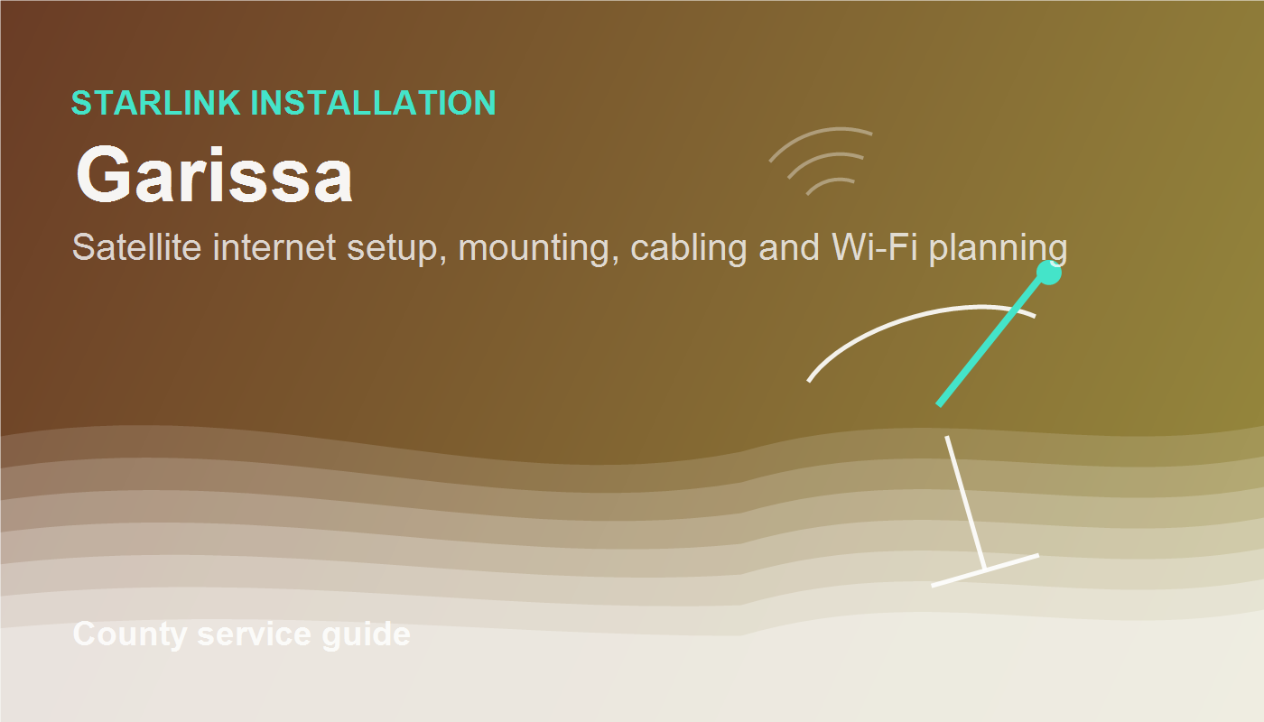 Starlink Installation in Garissa service image