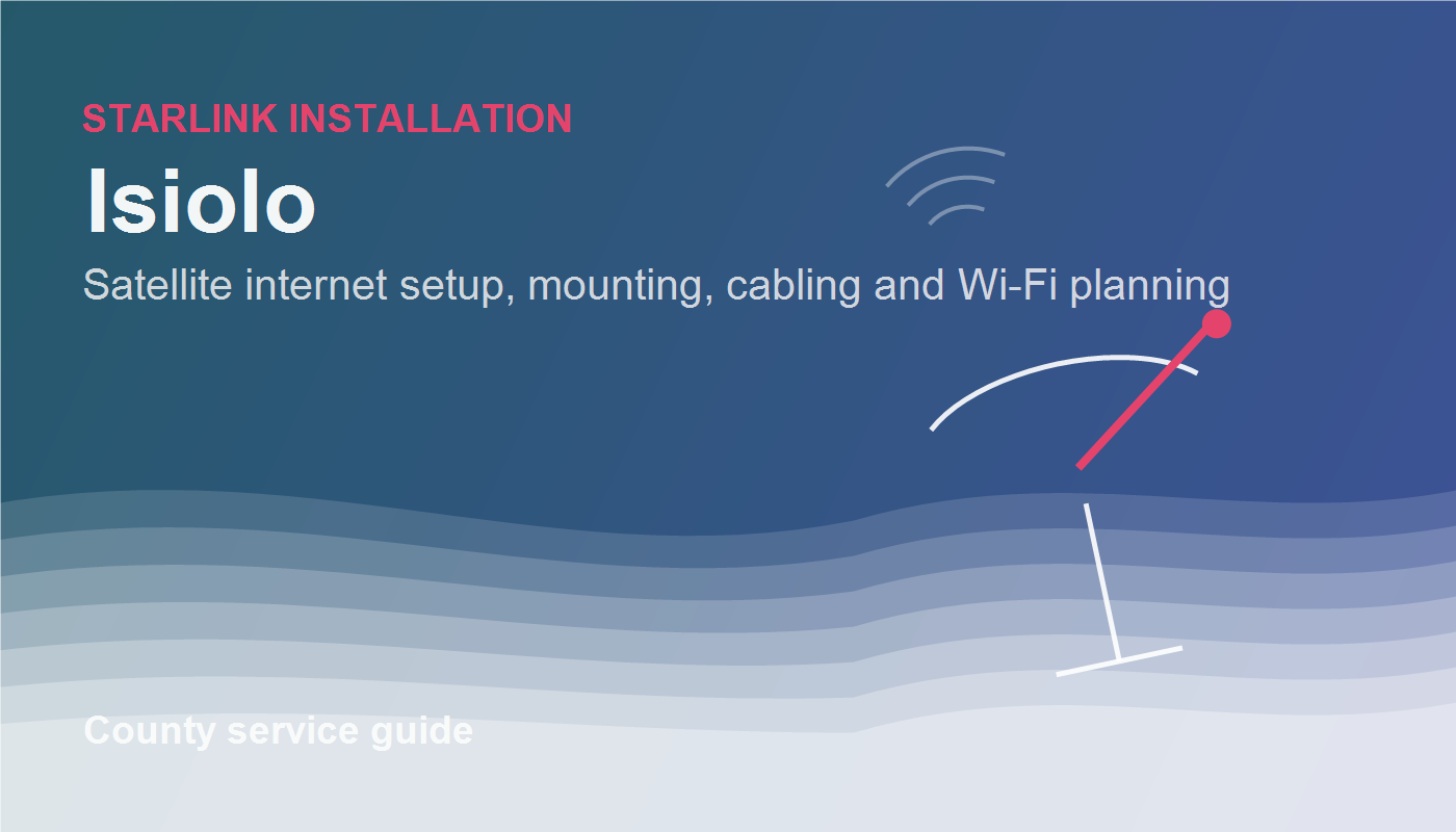 Starlink Installation in Isiolo service image