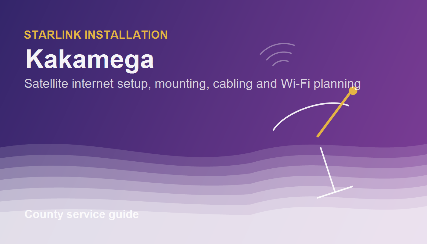 Starlink Installation in Kakamega service image