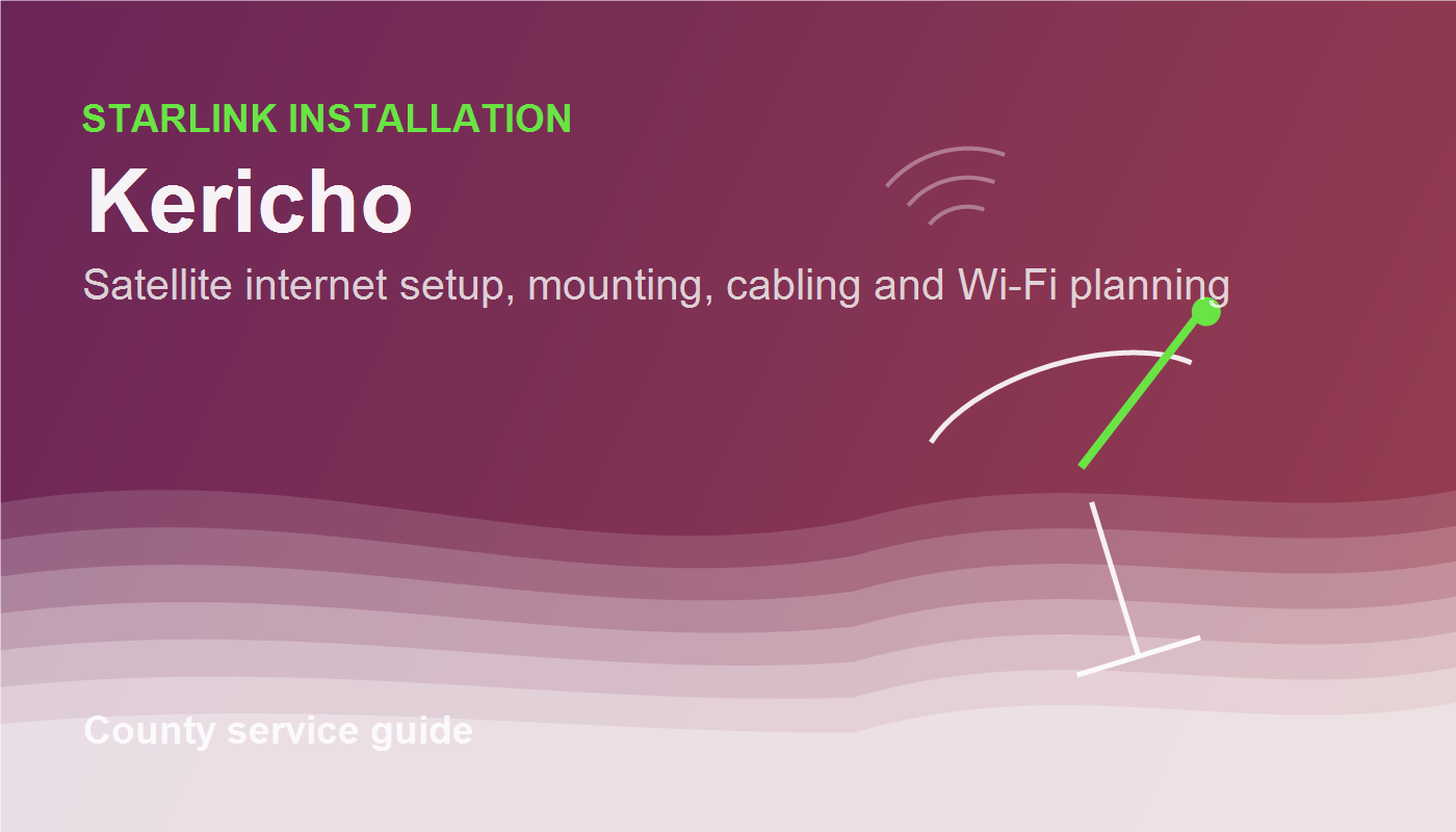 Starlink Installation in Kericho service image