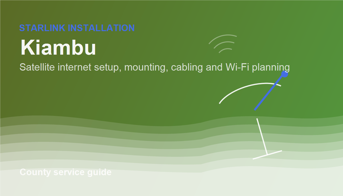 Starlink Installation in Kiambu service image