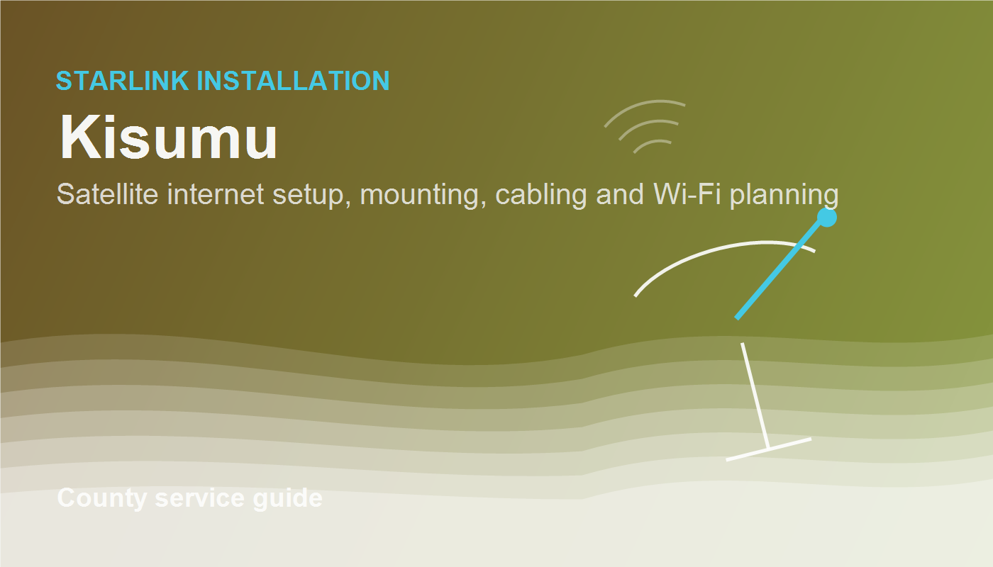 Starlink Installation in Kisumu service image