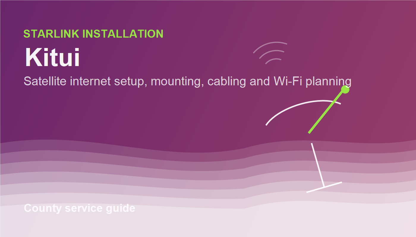 Starlink Installation in Kitui service image