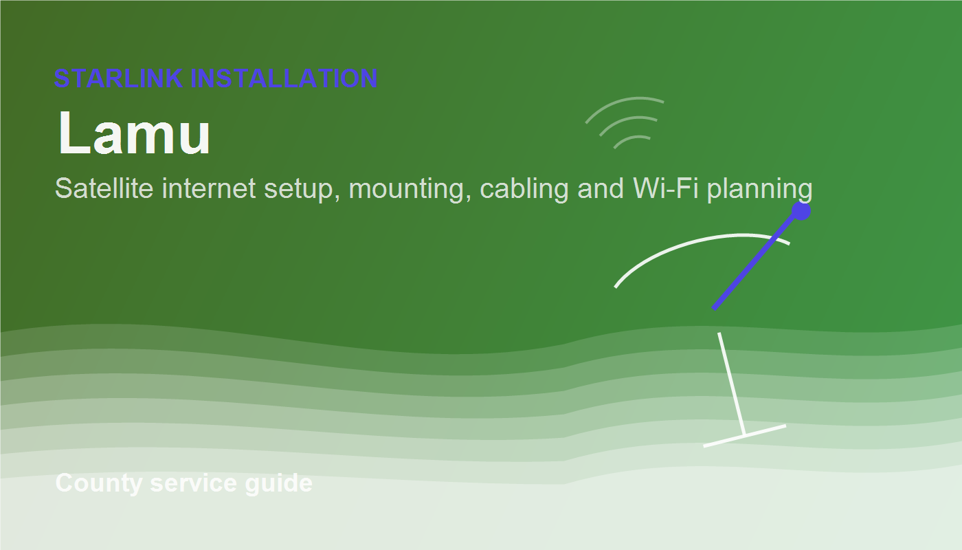 Starlink Installation in Lamu service image