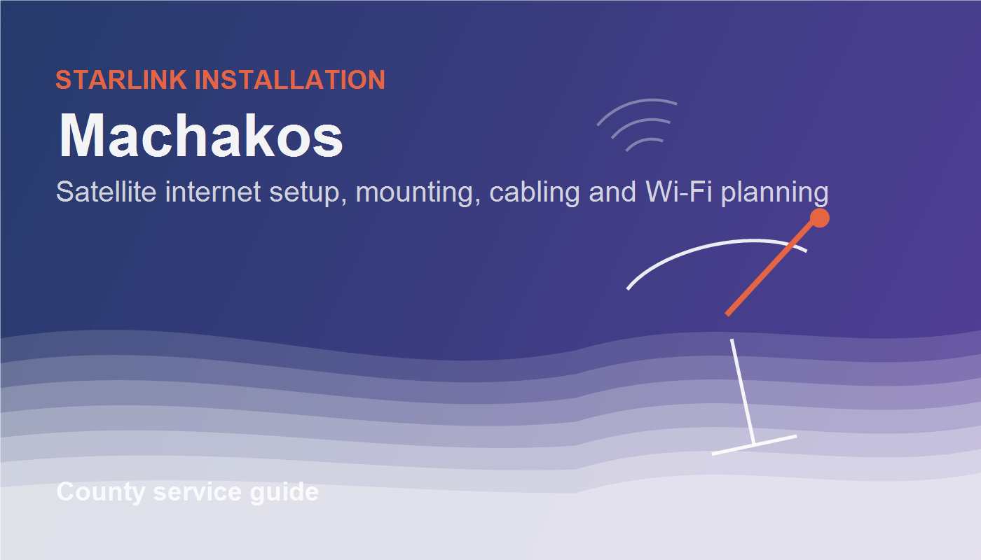 Starlink Installation in Machakos service image
