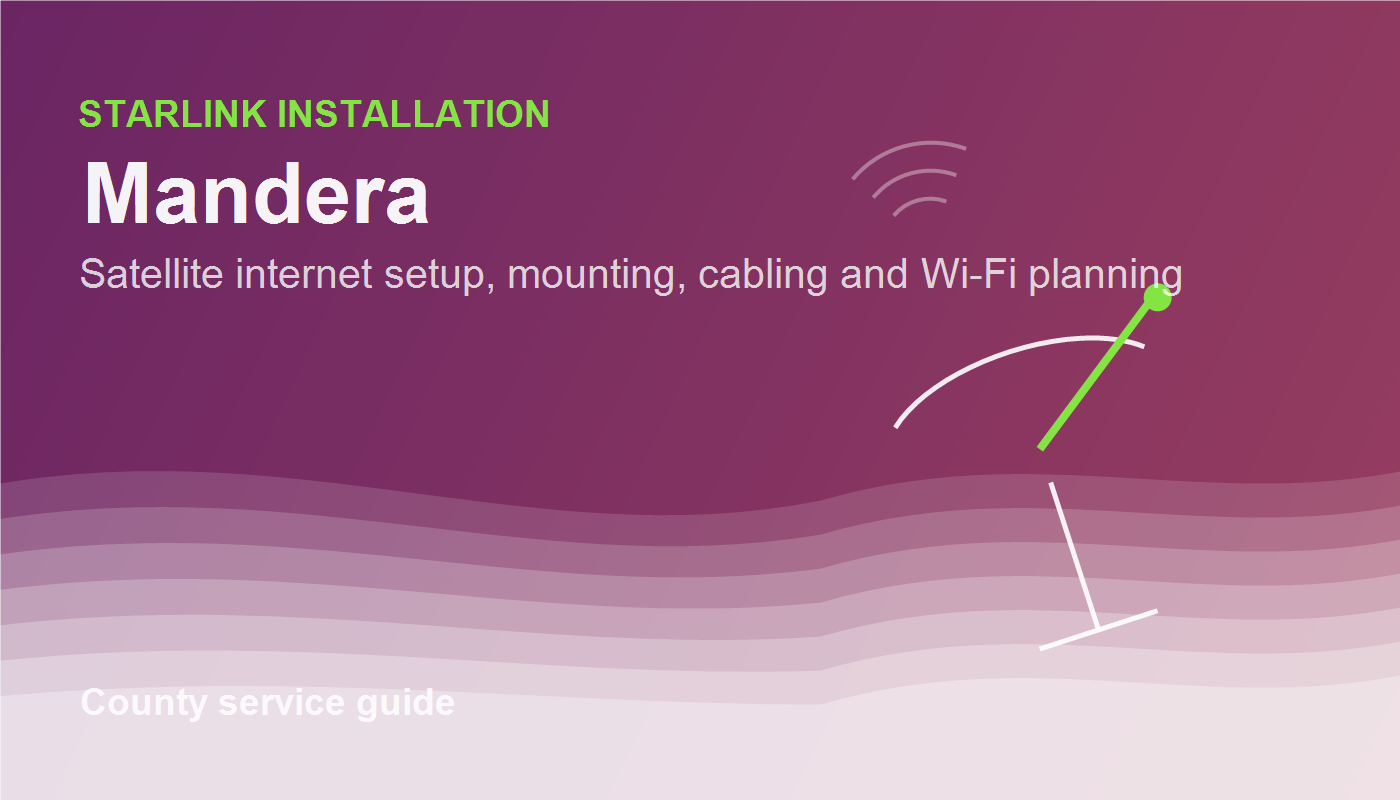 Starlink Installation in Mandera service image