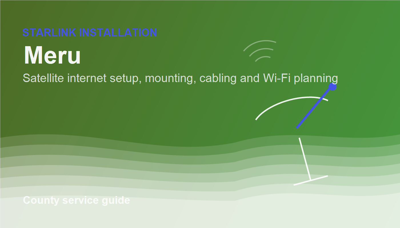 Starlink Installation in Meru service image
