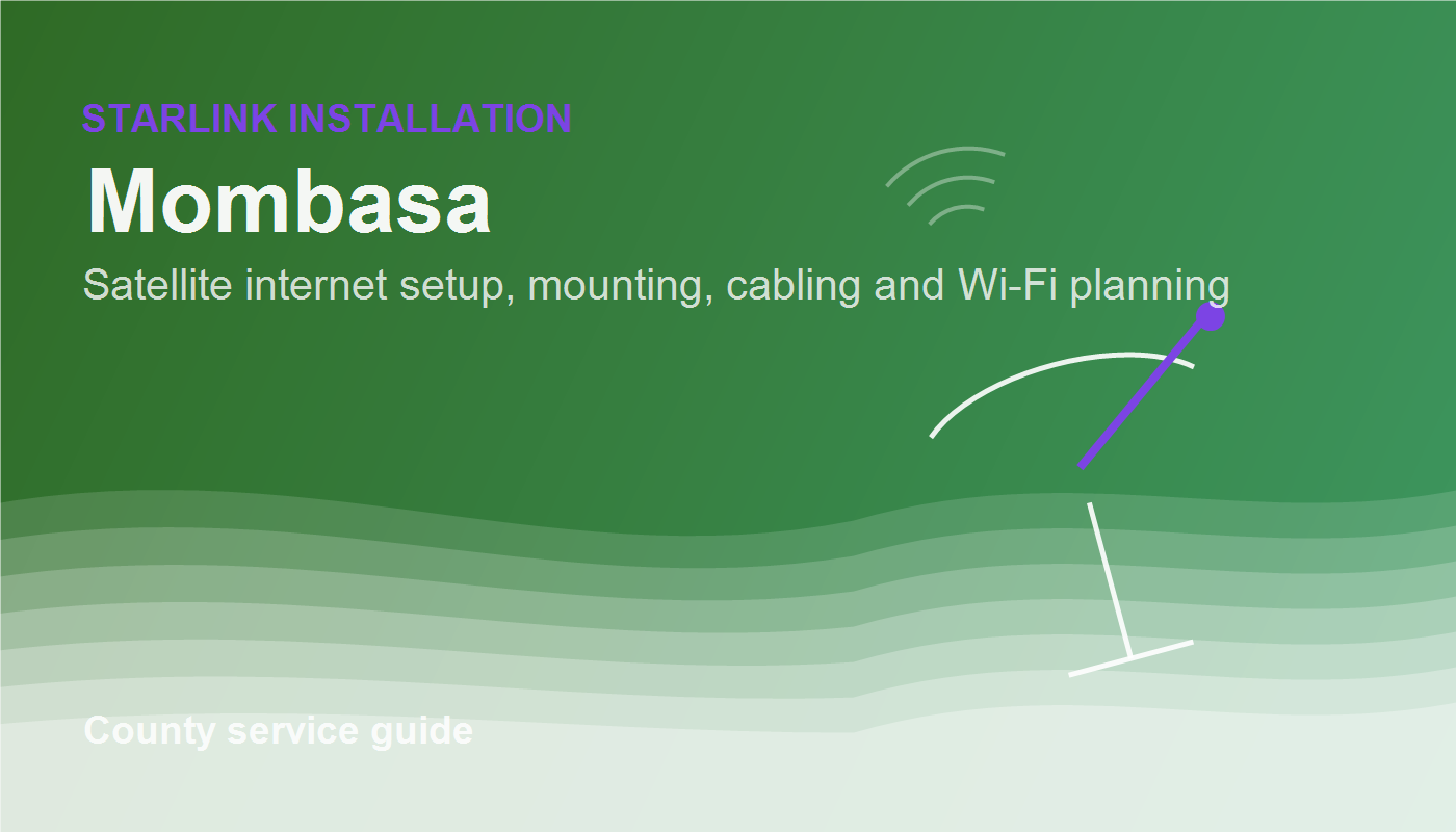 Starlink Installation in Mombasa service image