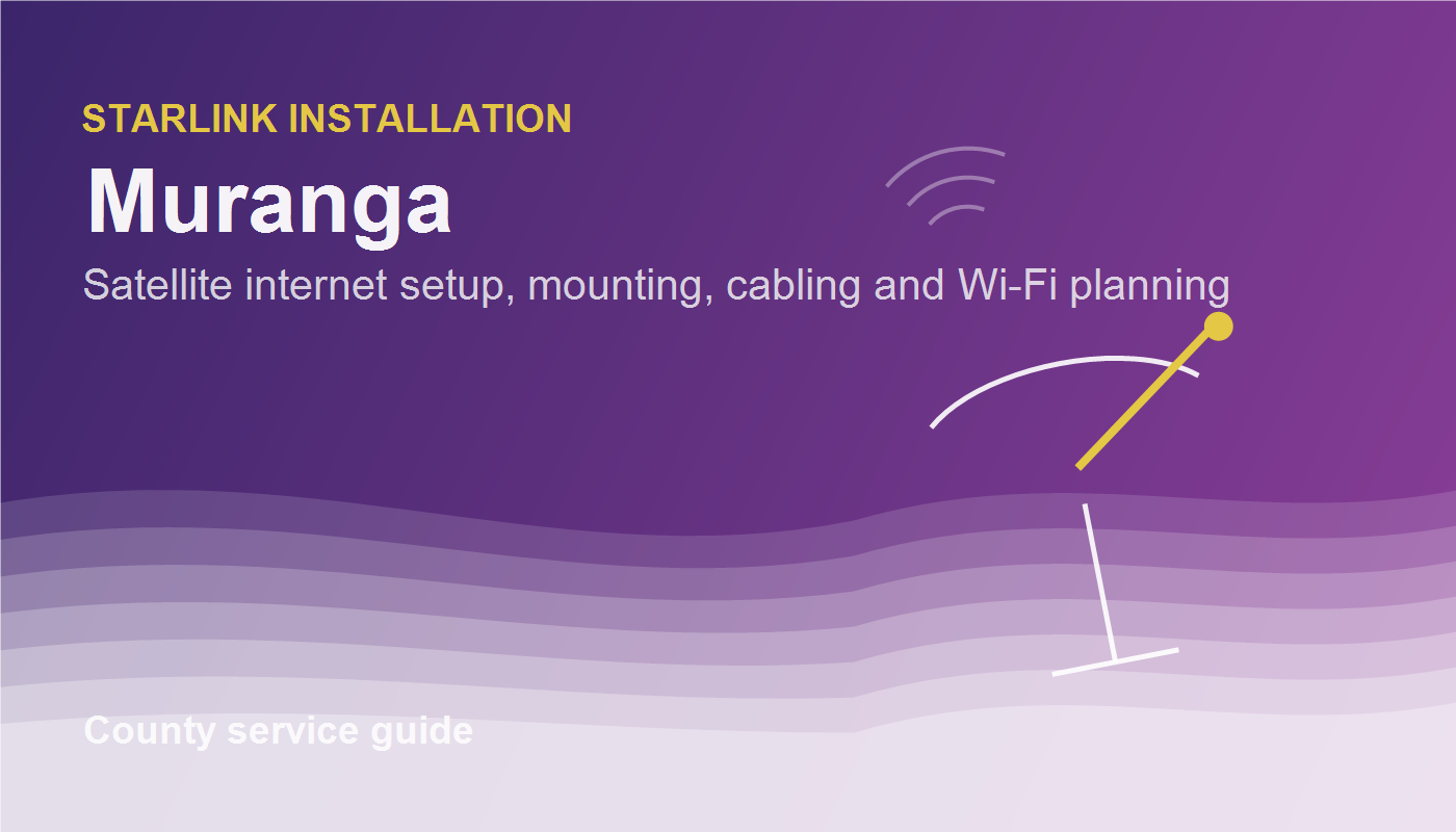 Starlink Installation in Muranga service image
