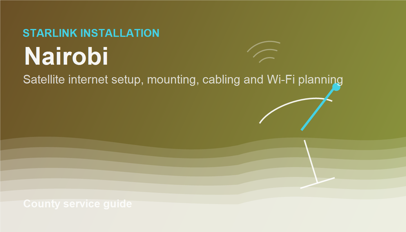 Starlink Installation in Nairobi service image