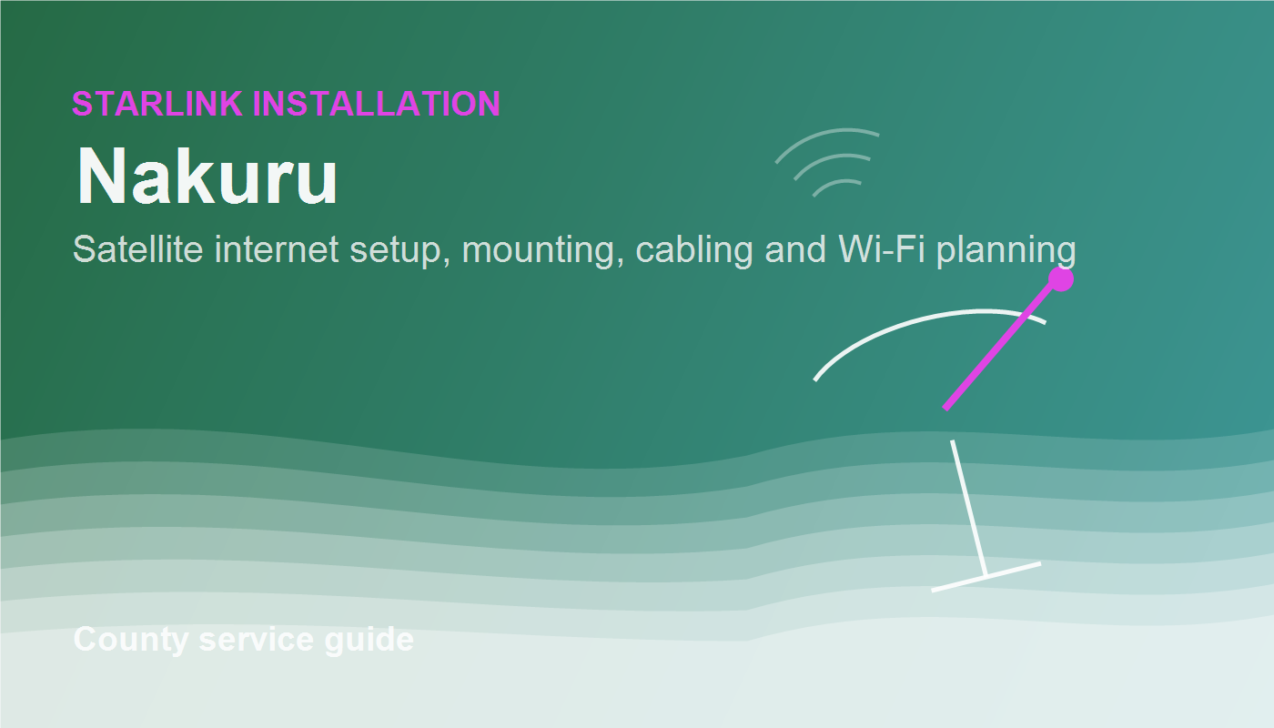 Starlink Installation in Nakuru service image