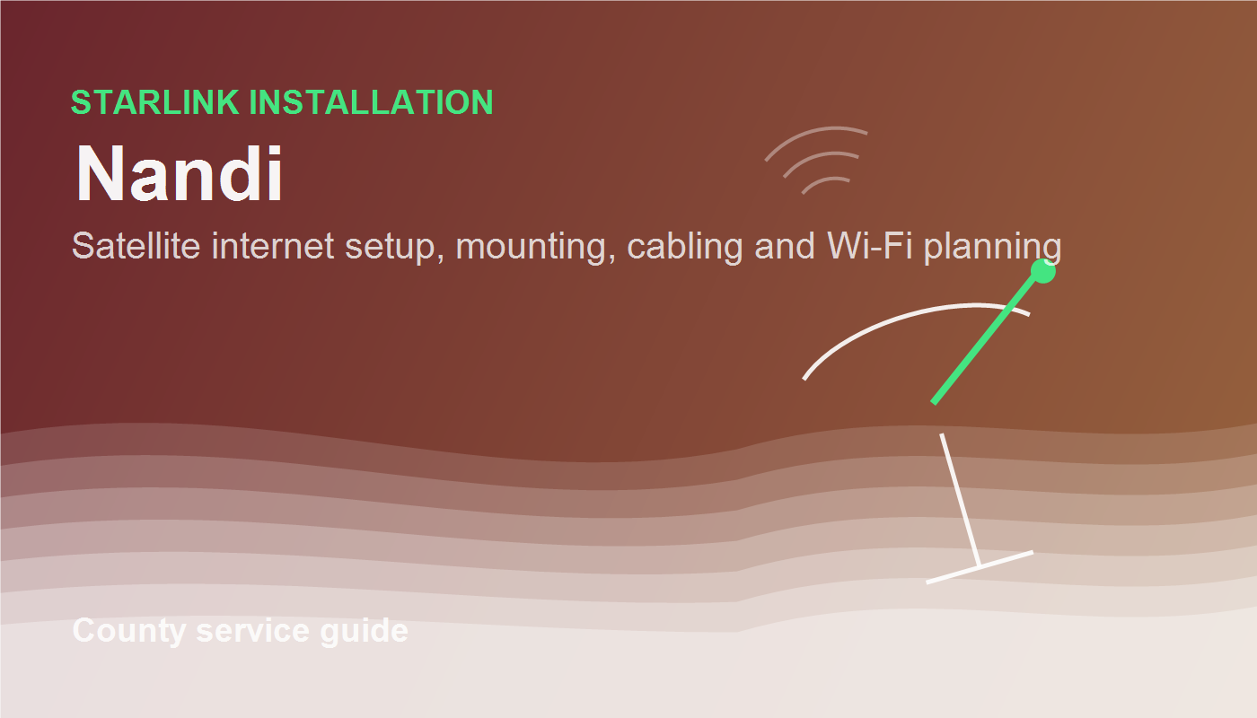 Starlink Installation in Nandi service image