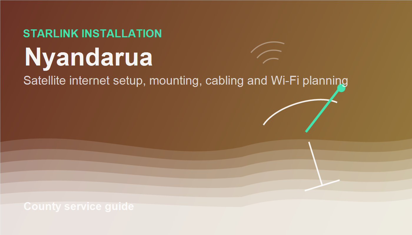 Starlink Installation in Nyandarua service image