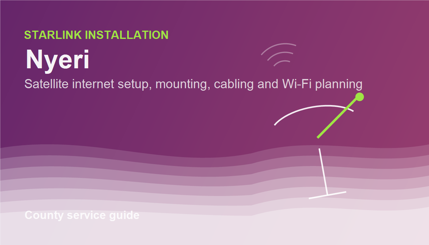 Starlink Installation in Nyeri service image