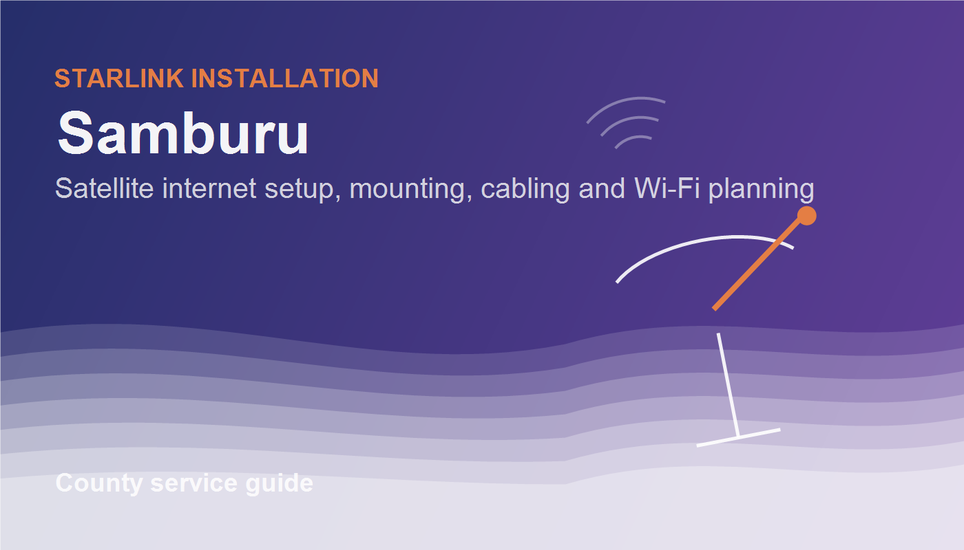Starlink Installation in Samburu service image