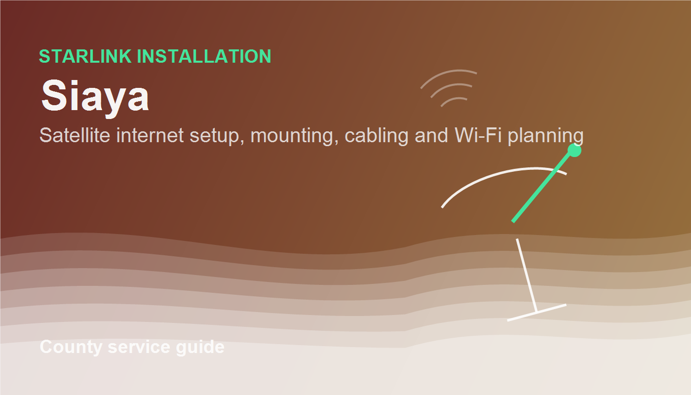 Starlink Installation in Siaya service image
