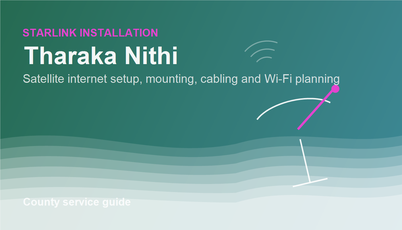 Starlink Installation in Tharaka Nithi service image