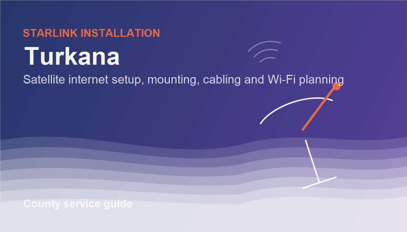 Starlink Installation in Turkana service image