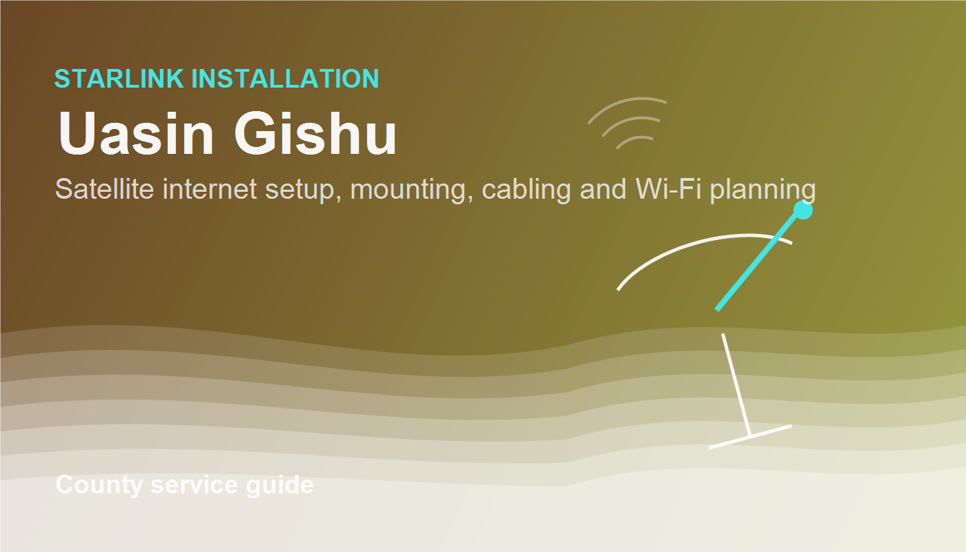 Starlink Installation in Uasin Gishu service image