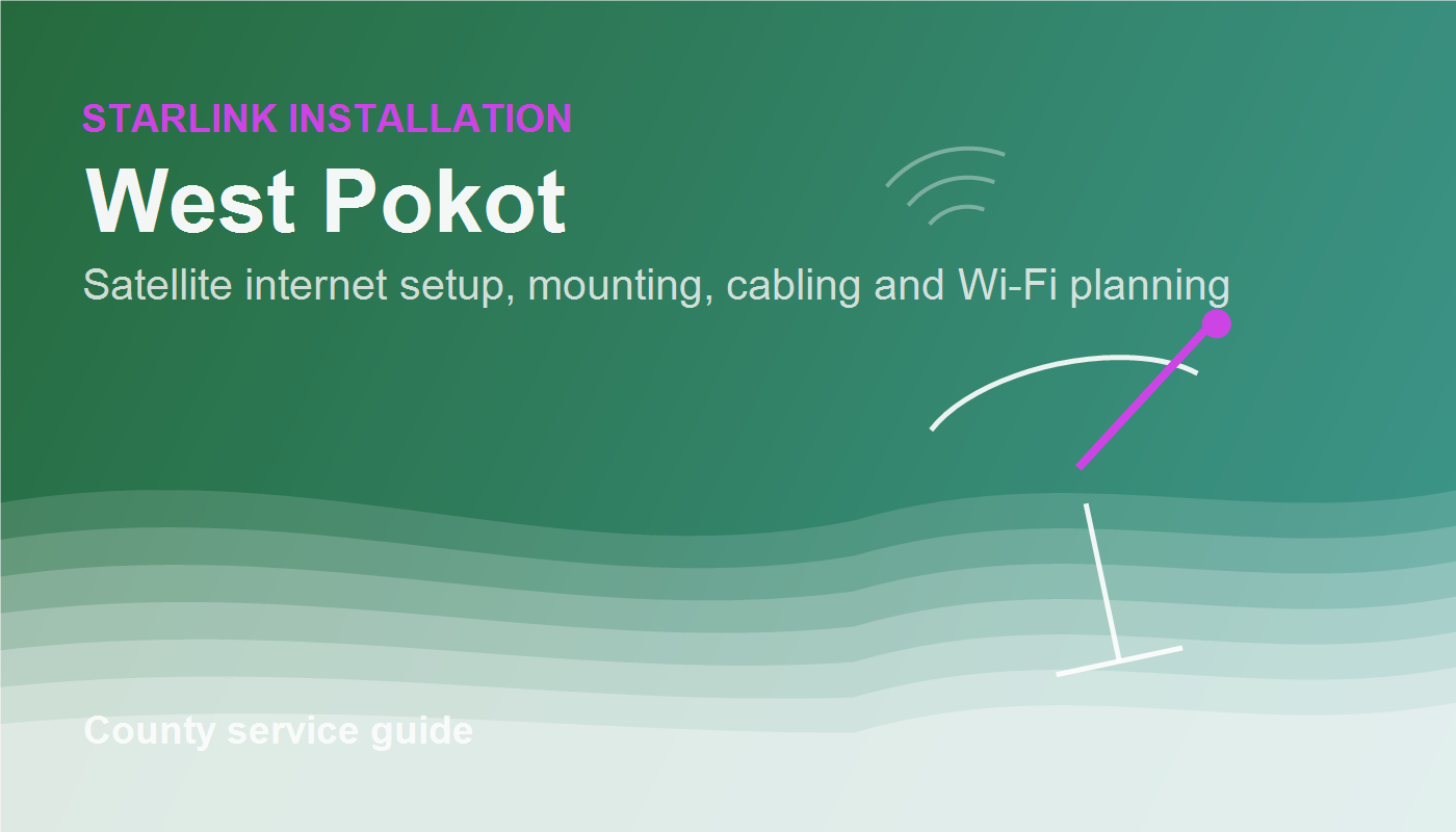 Starlink Installation in West Pokot service image