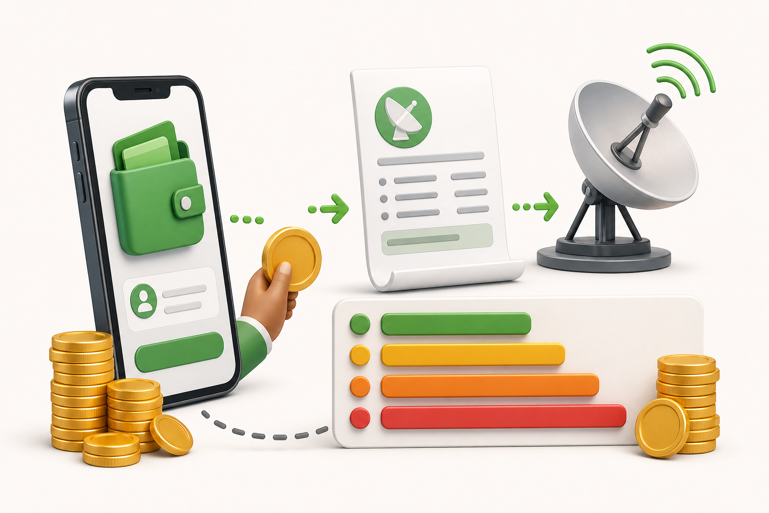 M-Pesa PayBill charges for satellite internet