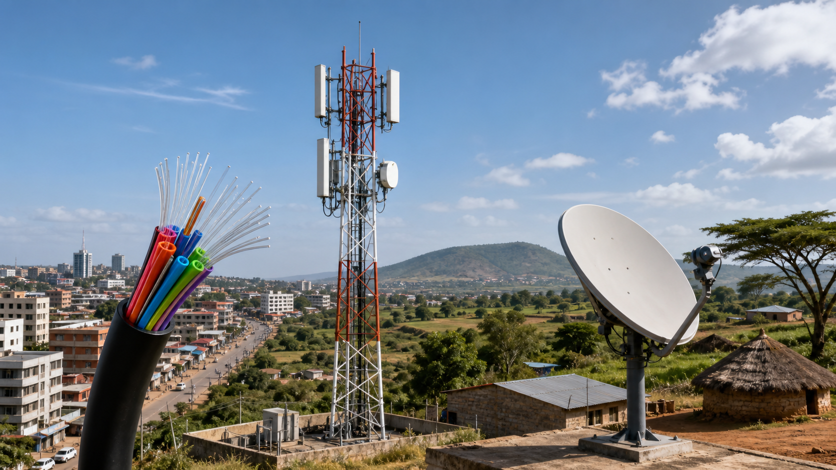 Satellite internet compared with fiber and mobile internet in Kenya